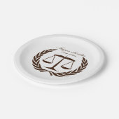 Klassieke schalen van het Afstuderen van de Rechts Papieren Bordje (Gekanteld)