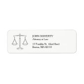 Klassieke schalen van het recht | Wet Etiket (Voorkant)