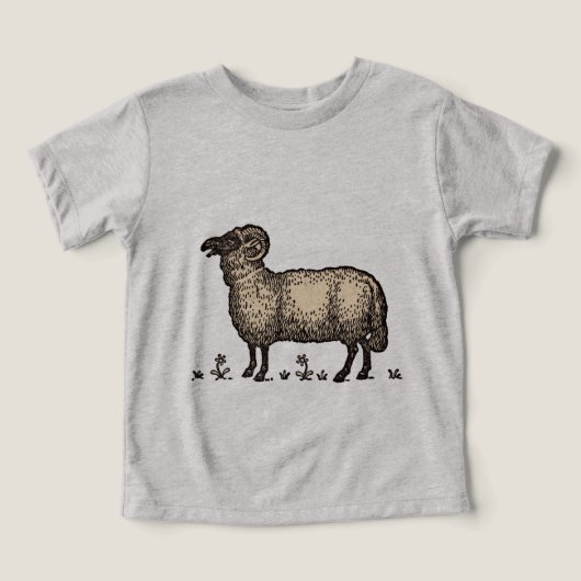 Klassieke Schapen Illustratie: Boerderij Kunst (Design voorkant)