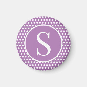 Klassieke Schattigee Chic initiaal letter Paarse P Magneet