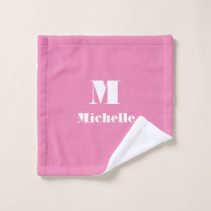 Klassieke Schattigee Chic Naam Initiaal Letter Pin Washandje