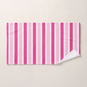 Klassieke Schattigee roze & witte strepen Bad Handdoek (Handdoek)