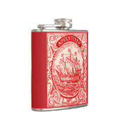 Klassieke schedel Antiek  avonturier Zee Heupfles (Rechts)