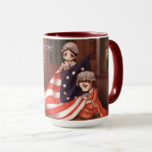 Klassieke schildering van Chibicca - geboorte van Mok (Voorkant rechts)