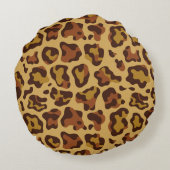 Klassieke schildpad Shell Elegance Rond Kussen (Achterkant)