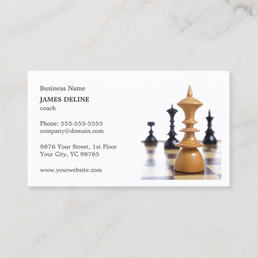 Klassieke schone kazen visitekaartje (Voorkant)