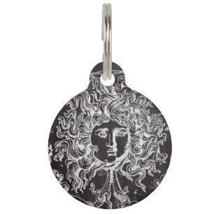 klassieke schoolbord Griekse mythologie Gorgon Med Huisdierpenning