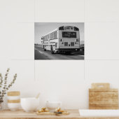 Klassieke schoolbus Retro Americana Poster (Keuken)