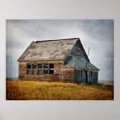 Klassieke schoolhuis posterprint poster (Voorkant)