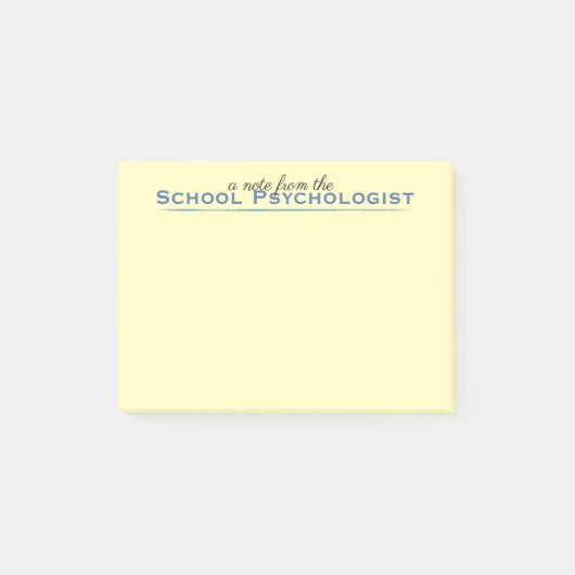 Klassieke schoolpsycholoog Post-it Notes (Voorkant)
