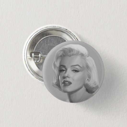 Klassieke schoonheid 3 ronde button 3,2 cm (Voorkant /achterkant)