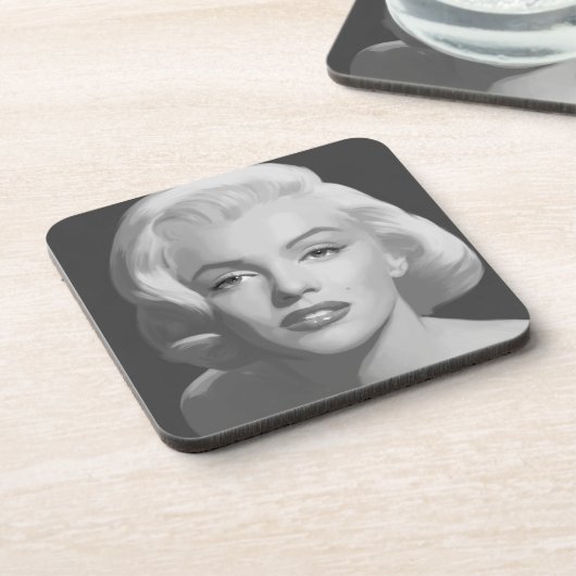 Klassieke schoonheid bier onderzetter (Linkerzijde)