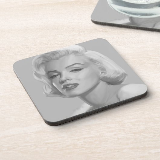 Klassieke schoonheid bier onderzetter (Linkerzijde)