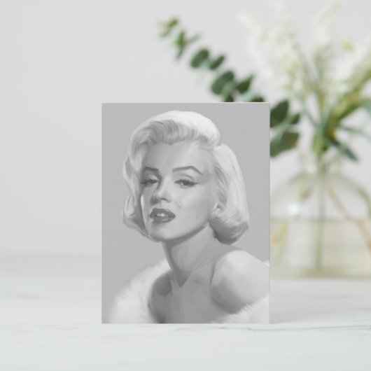 Klassieke schoonheid briefkaart (Staand voorkant)