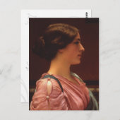 Klassieke schoonheid door John William Godward Briefkaart (Voorkant / Achterkant)