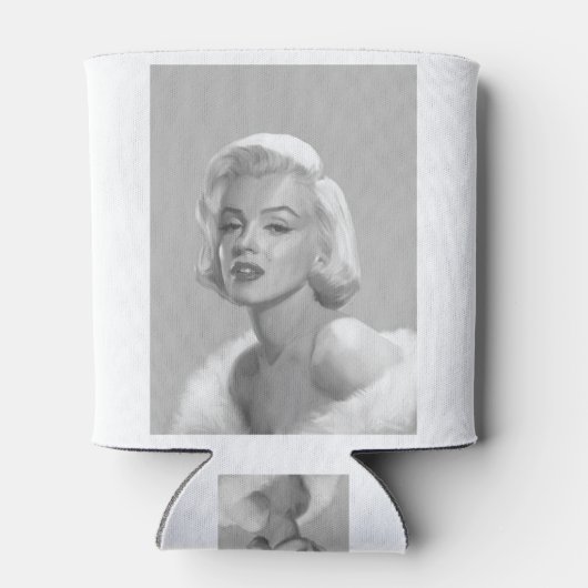 Klassieke schoonheid II Blikjeskoeler (Achterkant)