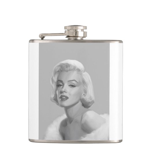 Klassieke schoonheid II Heupfles (Voorkant)