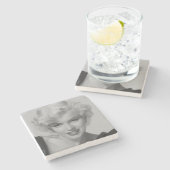 Klassieke schoonheid III Stenen Onderzetter (Zijkant)