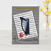 Klassieke Schoonheid Kaart (Gele Bloem)