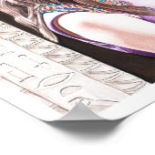 Klassieke schoonheid: Nefertiti nu en eeuwig Poster (Hoek)