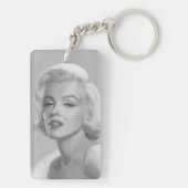 Klassieke schoonheid sleutelhanger (achterkant)