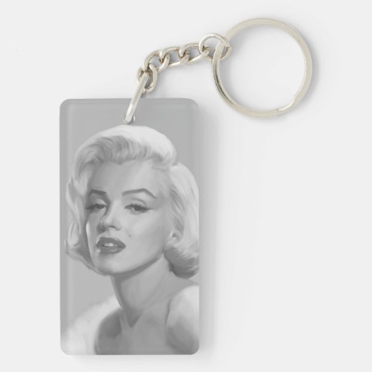 Klassieke schoonheid sleutelhanger (achterkant)