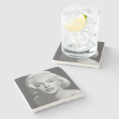 Klassieke schoonheid stenen onderzetter (Zijkant)