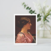 Klassieke Schoonheid witte grens John William Godw Briefkaart (Staand voorkant)
