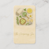 Klassieke Schoonheidsspecialiste Visitekaartje (Voorkant)