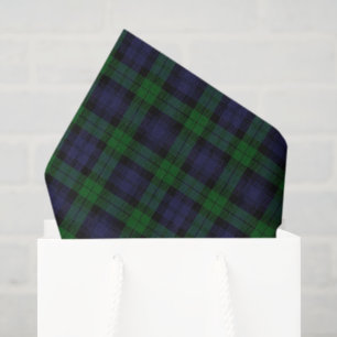 Klassieke Schotse Black Watch Tartan Plaid Tissuepapier