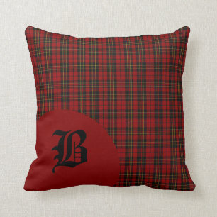 Klassieke Schotse Brodie Clan Tartan Pset Monogram Kussen
