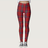 Klassieke Schotse LAN MacClure Red Tartan Leggings (Voorkant)