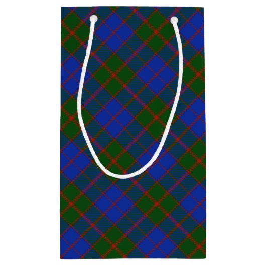Klassieke Schotse LAN Tartan Pset Pattered Klein Cadeauzakje (Achterkant)