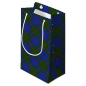 Klassieke Schotse LAN Tartan Pset Pattered Klein Cadeauzakje (Voorkant Gekanteld)