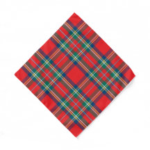Klassieke Schotse Rood Blauw Groen Bandana