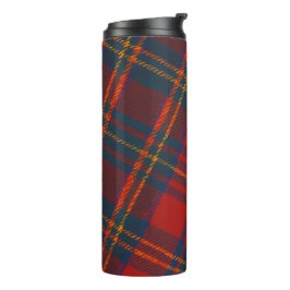 Klassieke Schotse Schotse Rood Tartan Thermosbeker