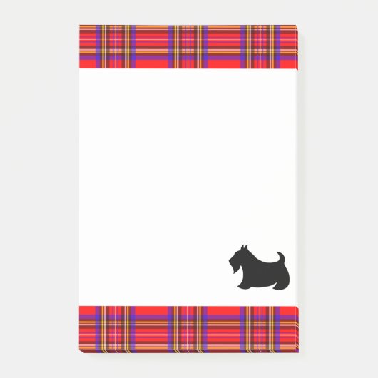 Klassieke Schotse Terrier Notitieblok Cadeau Post-it® Notes (Voorkant)