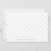 Klassieke Schrijf BEWERKBARE KLEUR Afstudeerkaart Aankondiging (Achterkant)