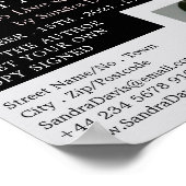 Klassieke schrijfmachine, schrijvers boeken signer poster (Hoek)