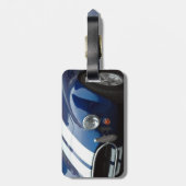 klassieke schuilplaats voor sportwagen bagagelabel (Achterkant verticaal)