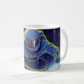 Klassieke Science-Fiction-Ruimtevaarder op een rui Koffiemok (Voorkant rechts)