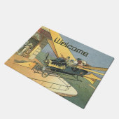 Klassieke Science-Fiction Steampunk Cabriolet Deurmat (Schuin)