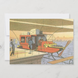 Klassieke Science-Fiction-Vliegtuig Helikopter Lim