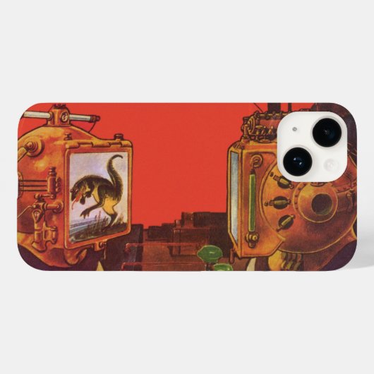 Klassieke Sciencefiction, Alien Steam Punk Helmen Case-Mate iPhone Case (Achterkant (horizontaal))