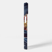 Klassieke Sciencefiction Astronaut Raket Ruimtesch Case-Mate iPhone Case (Achterkant / Rechts)