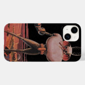 Klassieke Sciencefiction Astronaut Schudt Hand Bui Case-Mate iPhone Case (Achterkant (horizontaal))