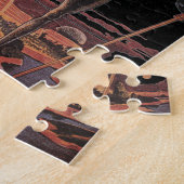 Klassieke Sciencefiction Astronaut Schudt Hand Bui Legpuzzel (Zijkant)
