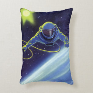 Klassieke Sciencefiction-astronaut tijdens een rui Accent Kussen