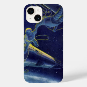 Klassieke Sciencefiction Astronauten in de Buitenr Case-Mate iPhone Case