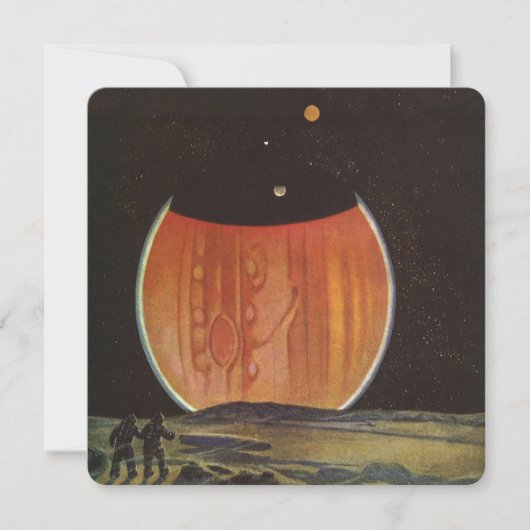 Klassieke sciencefiction, astronauten op Ganymede (Voorkant)